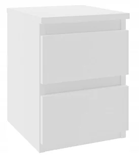 Biała minimalistyczna szafka nocna P6-K27 - Szafki nocne - miniaturka - grafika 1