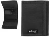 Portfele - Portfel Sportowy Militarny Mocny Mil-tec Na Zamek Rzep Czarny - miniaturka - grafika 1