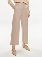 Spodnie damskie - JDY Spodnie materiałowe Birdie Geggo 15320882 Beżowy Regular Fit - miniaturka - grafika 1