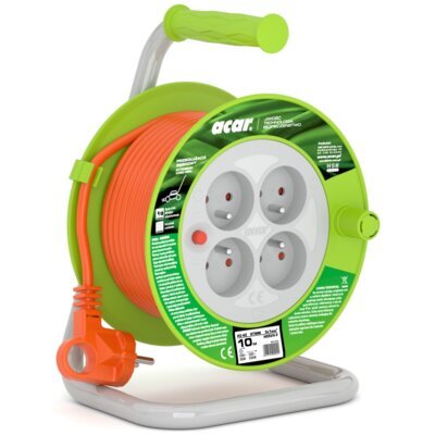 Przedłużacz ACAR M01896 10 m Pomarańczowy