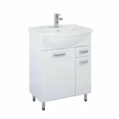 Szafki łazienkowe - Szafka Amigo Rio 65 2D 1S White HG NN Elita - miniaturka - grafika 1