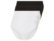 Majtki damskie - esmara® Figi damskie z bawełną, 5 par (M(40/42), Czarny/ biały) - miniaturka - grafika 1