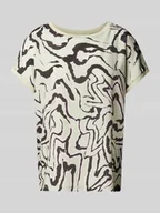 Koszulki i topy damskie - T-shirt z mieszanki wiskozy z okrągłym dekoltem model ‘Panya’ - miniaturka - grafika 1