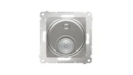 Wyłączniki światła i elektryczne - Kontakt SIMON Łącznik z czujnikiem ruchu 20-500 W srebrny mat DCR10T.01/43 SIM - miniaturka - grafika 1