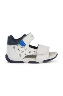 Buty dla chłopców - Geox sandały dziecięce SANDAL TAPUZ kolor biały - grafika 1