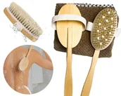 Masażery - NATURALNA SZCZOTKA DO MASAŻU I MYCIA 2w1 - miniaturka - grafika 1