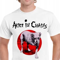 Koszulki męskie - P344 KOSZULKA MĘSKA BAWEŁNA Alice in Chase Dog Muzyka Album Jakość L - miniaturka - grafika 1