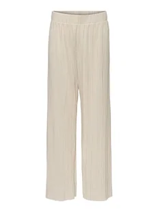 ONLY Spodnie w kolorze beżowym - Spodnie sportowe damskie - miniaturka - grafika 1