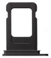 Części serwisowe do telefonów - SZUFLADKA TACKA KARTY SIM iPhone 11 CZARNY - miniaturka - grafika 1
