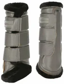 Akcesoria jeździeckie - Covalliero Ochraniacze kontaktowe z futerkiem AW21 - miniaturka - grafika 1