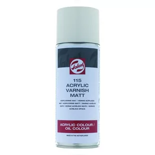 Werniks Matt 115 Spray 400Ml Talens - Pozostałe akcesoria dla plastyków - miniaturka - grafika 1