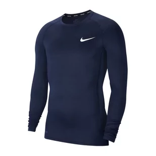 Nike Pro Top Compression Crew dł. rękaw 452 : Rozmiar - XL - Pozostała odzież narciarska - miniaturka - grafika 1