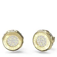 Kolczyki - Kolczyki Guess JUBE04 595JW Złoty - miniaturka - grafika 1