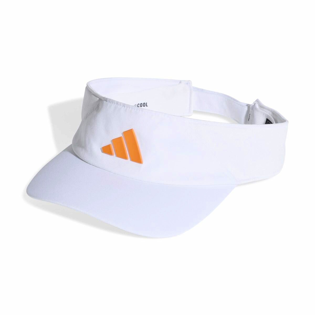 Damska czapka z daszkiem adidas Visor Climacool White/Pure Orange