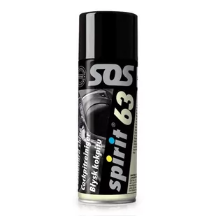 Spirit Konserwujący spray na bazie silikonu o działaniu antyelektrostatycznym SPIRIT 63 SPIRIT 63 - spray 400 ml - Akcesoria i części do maszyn do szycia - miniaturka - grafika 1