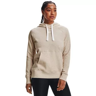 Bluza damska Under Armour Rival Fleece HB Hoodie beżowa 1356317 783-XXL - Bluzy damskie - miniaturka - grafika 1
