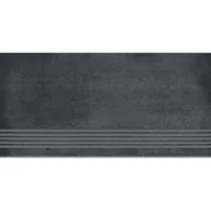 Płytki ceramiczne - Cer-Art Studio Stopnica Shadow Dance graphite structure mat 29,8x59,8 - miniaturka - grafika 1