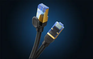 Kabel sieciowy w oplocie kat. 7 Baseus Ethernet RJ45, 10Gbps, 20m (czarny) - Kable miedziane - miniaturka - grafika 10