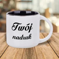 Kubki - Kubek 400 ml z czarnym wnętrzem z Twoim nadrukiem - miniaturka - grafika 1