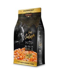 LEONARDO Fresh Salmon & Poultry 1,5 kg - - Sucha karma dla kotów - miniaturka - grafika 1