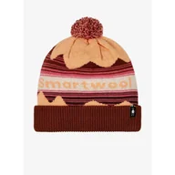 Czapki damskie - Czapka zimowa Smartwool Knit Winter Pattern POM Beanie - apricot - miniaturka - grafika 1