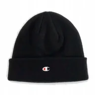 Czapki damskie - Czapka Zimowa Champion Czarna 806065-Kk001 Beanie Na Zimę Uniseks - miniaturka - grafika 1