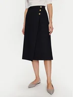 Spódnice - Tommy Hilfiger Spódnica trapezowa WW0WW41601 Granatowy Regular Fit - miniaturka - grafika 1