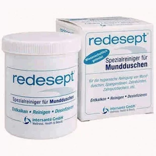 REDESEPT - Profesjonalny środek do dezynfekcji, usuwania kamienia i czyszczenia irygatorów 150g - Produkty na nieświeży oddech - miniaturka - grafika 1