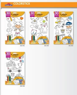 Global Gift, Zestaw naklejek do kolorowania - Zabawki kreatywne - miniaturka - grafika 1