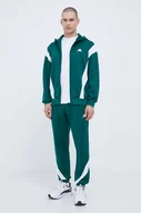 Dresy męskie - adidas dres męski kolor zielony - miniaturka - grafika 1