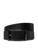 Paski - Tommy Hilfiger Pasek Męski AM0AM13017 Czarny - miniaturka - grafika 1