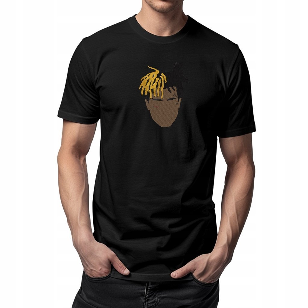 Koszulka z Haftem -XXXTentacion|Premium, Bawełna 100% L