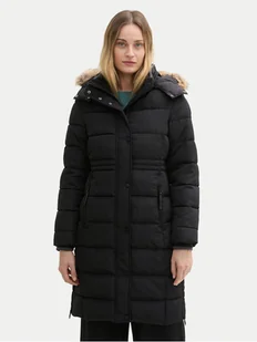 Tom Tailor Kurtka zimowa 1042915 Czarny Regular Fit - Kurtki damskie - miniaturka - grafika 1