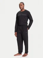 Piżamy męskie - Emporio Armani Underwear Piżama EM000616 AF14978 UC001 Czarny Regular Fit - miniaturka - grafika 1