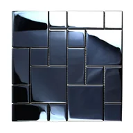 Płytki ceramiczne - Mozaika 30X30 Glass Srebrna Midas - miniaturka - grafika 1