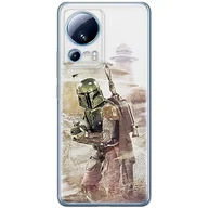 Etui i futerały do telefonów - Etui Boba Fett 001 Star Wars Nadruk pełny Biały Producent: Xiaomi, Model: 13 LITE/ CIVI 2 - miniaturka - grafika 1