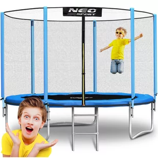 Neo-sport Trampolina ogrodowa 10ft/312cm z siatką zewnętrzną i drabinką NS-10Z161 - Trampoliny - miniaturka - grafika 1