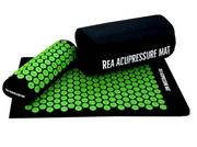 Akcesoria medycyny naturalnej - Rea Tape Mata do akupresury z poduszką Zielona 70 x 40 cm Acupressure Mat + Pillow - miniaturka - grafika 1