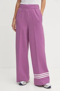 adidas Originals spodnie dresowe Neuclassics CL Trackpant kolor fioletowy wzorzyste JH3774 - Spodnie damskie - miniaturka - grafika 1