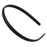 Ozdoby do włosów - Opaska do Włosów Czarna Wąska Satynowa na Głowę Klasyczna Lekka i Wygodna - miniaturka - grafika 1