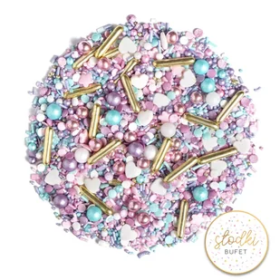 Posypka cukrowa mix konfetti Unicorn 90 g - Dodatki do ciast w proszku - miniaturka - grafika 1