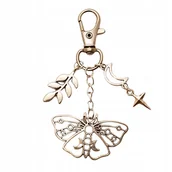 Breloki - Breloczek ćma mistyczna Brelok astrologia Karabińczyk do kluczy - miniaturka - grafika 1