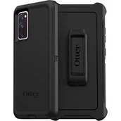 Etui i futerały do telefonów - OtterBox Samsung Galaxy S20 FE 5G (tylko FE - nie jest kompatybilne z innymi modelami Galaxy S20) Etui z serii Defender - czarne, wytrzymałe i trwałe, z ochroną portu, w zestawie podpórka z klipsem - miniaturka - grafika 1