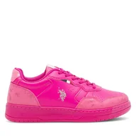 Buty dla dziewczynek - Sneakersy U.S. Polo Assn. DENNY004B Różowy - miniaturka - grafika 1