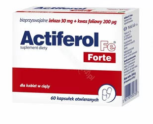 Actiferol fe forte x 60 kaps - Suplementy diety - miniaturka - grafika 1