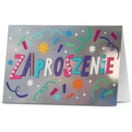 Kartki okolicznościowe i zaproszenia - Zaproszenie Uniwersalne (5szt) - miniaturka - grafika 1