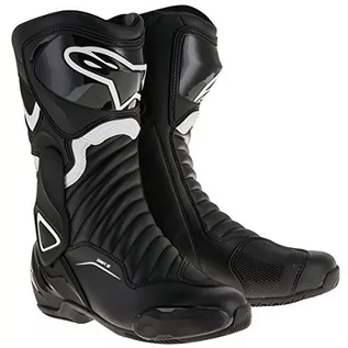 Botki męskie - Alpinestars SMX-6 V2 2017 motocykl buty, 45, czarny i biały 1691460145 - grafika 1