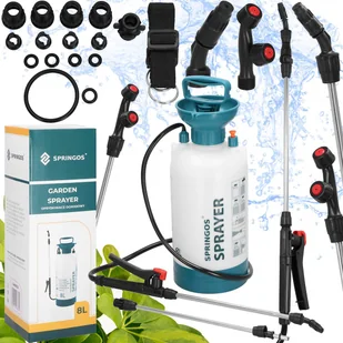 Opryskiwacz ciśnieniowy, sadowniczy, 8l spryskiwacz ogrodowy ręczny, teleskopowa lanca 88 cm - Opryskiwacze - miniaturka - grafika 1