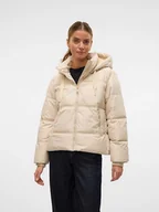 Kurtki damskie - Vero Moda Kurtka pikowana w kolorze beżowym - miniaturka - grafika 1