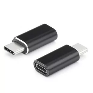 Adapter ład. do iPhone Lightning - Typ C czarny - Złącza, przejściówki, adaptery - miniaturka - grafika 1
